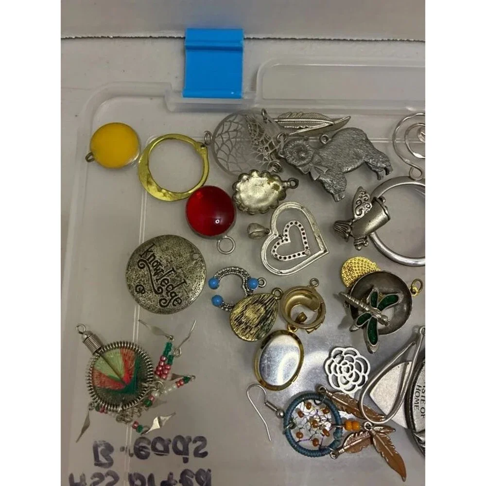 Seed beads and charms